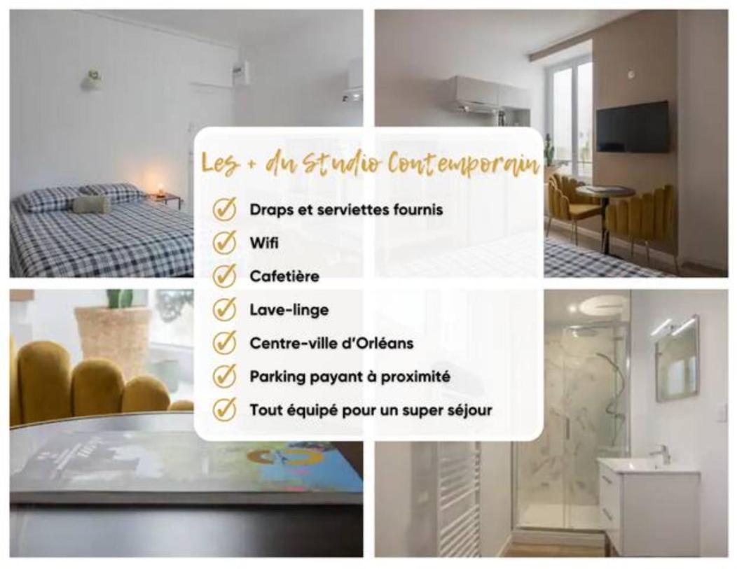 Studio Contemporain A Deux Pas De La Cathedrale Appartement Orléans Buitenkant foto
